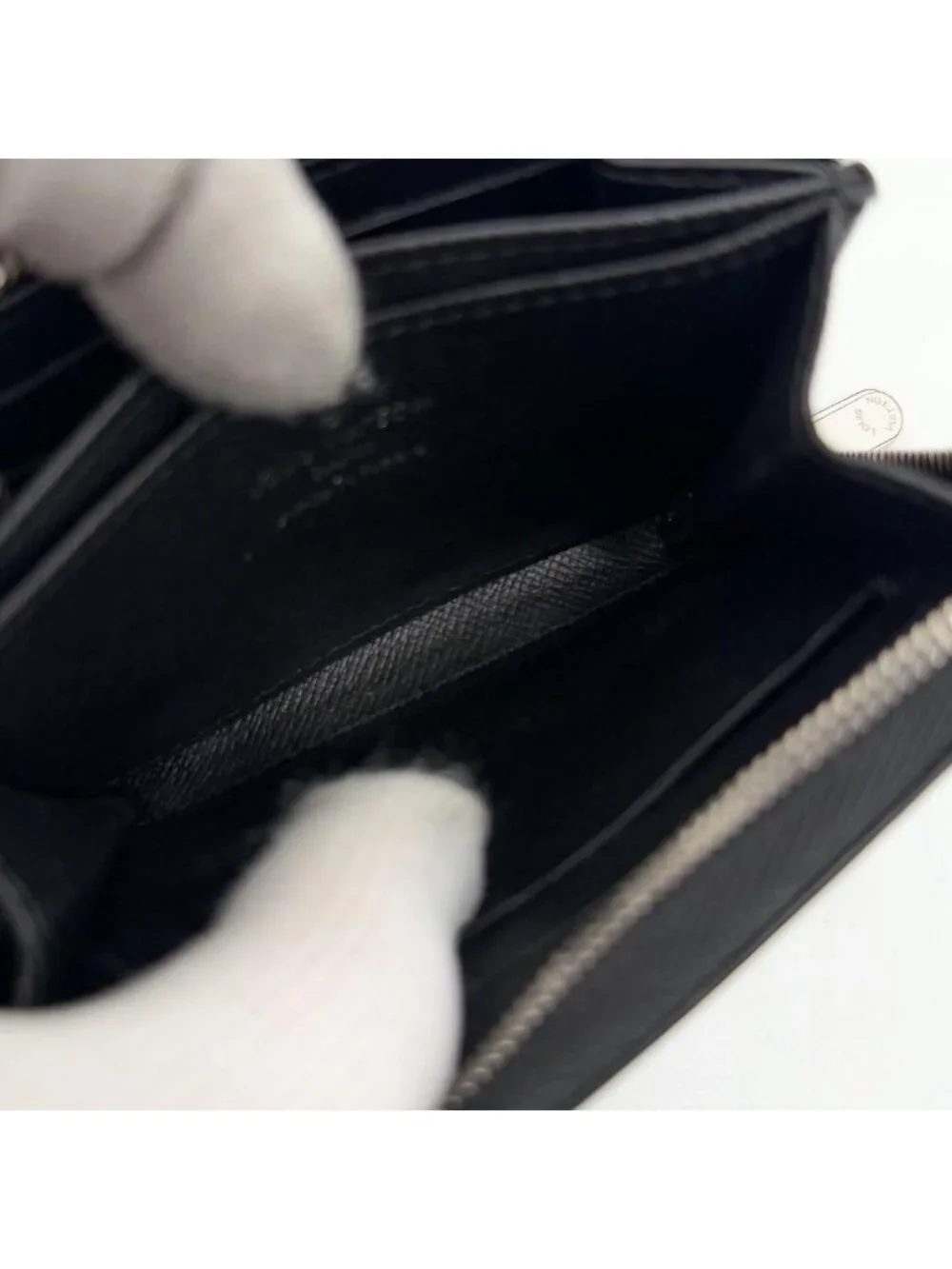 Louis Vuitton Zippy Coin Purse Epi Black